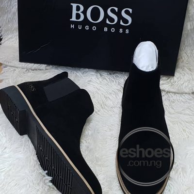 Hugo boss Suede Chelsea boots