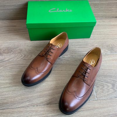 Clarks Lace Up Half-Brogues